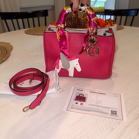 Christian Dior Diorissimo Mini Shoulder Top Handle Tote - Picture 1 of 6